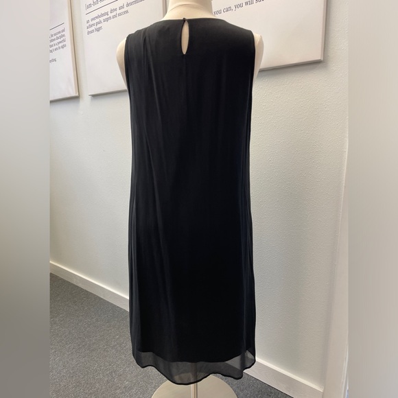 Eileen Fisher Silk Overlay Dress - Picture 2 of 5